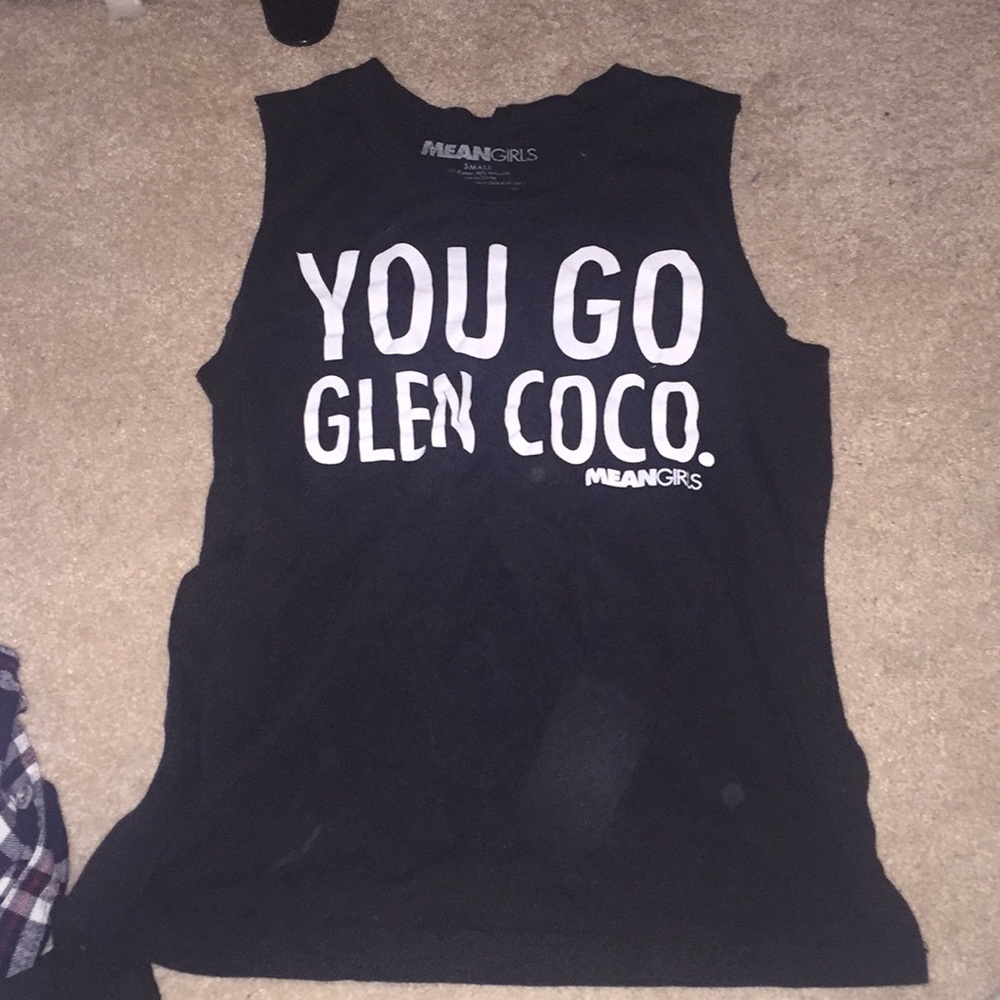 Black tank top